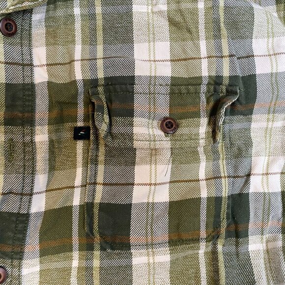 RedHead Mens Shirt XL Green Plaid Button-Up Long Sleeve 100% Cotton Casual Outdo - Picture 6 of 11